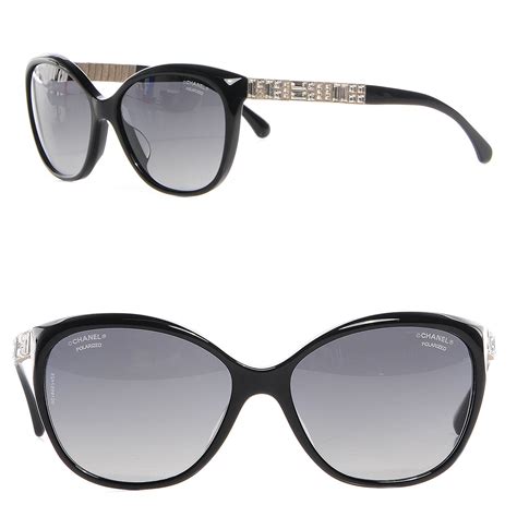 5309-b chanel|CHANEL Crystal Baguette Polarized Cat Eye Sunglasses 5309.